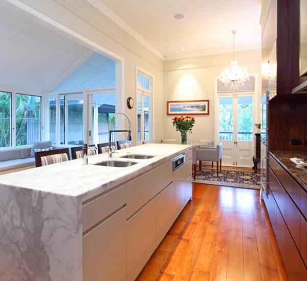 St Lucia Queenslander Renovation Kitchen